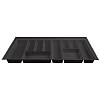 Taca na sztućce W=900 (850-790mm) L=500 H=55 antracyt mat MULLER, kupic - zdjecie №2 - small
