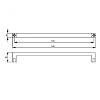 Uchwyt Cosma M 12861.160 chrom, zdjecie - zdjecie №4 - small