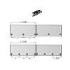 Zestaw TopLine XL dla 2 drzwi (do 60 kg 18-30 mm) L=2300 mm z samozamykaczami po obu stronach, zamowienie - zdjecie №6 - small
