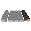 Zaślepka panelu AGT LB-3771-B 737 Siena Soft Touch 2800х38х18mm (op.8szt.), kupic - zdjecie №2 - small