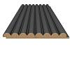 Panel ścienny AGT LB-2200 310 Czarny 2800х101х18mm (op.6szt.), kupic - zdjecie №2 - small