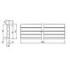 Panel ścienny AGT LB-2200 366 Bianco 2800х101х18mm (op.6szt.), nie drogie - zdjecie №3 - small
