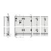 Komplet rolek WingLine L NEW, prawy, biały, 25 kg, bez samodomykania (9339370), nie drogie - zdjecie №3 - small