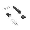 Designerski zaczep magnetyczny czarny do Push to move, WingLine L (9282902) Hettich - small