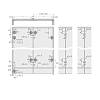 Zestaw profili WingLine L (ruchomy + prowadzący + szablony) antracyt, 1200 mm (9339502) Hettich, zdjecie - zdjecie №4 - small