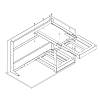 Corner FlyBox (900мм) grafitowy, Galaxy VIBO,  - zdjecie №14 - small