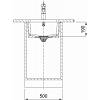 Komora do podbudowy Fraceram KubusX KXK 110-41 Onyx Franke 126.0738.288, nie drogie - zdjecie №3 - small