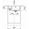 Komora do podbudowy Fraceram KubusX KXK 160-37-12 Czarny Mat Franke 126.0738.301, nie drogie - zdjecie №3 - small