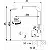 Bateria kuchenna Maris Slim L pull-out Czarny Mat Franke 115.0728.394, cena - zdjecie №5 - small