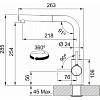 Bateria kuchenna Lina L pull-out Biały Franke 115.0728.485, nie drogie - zdjecie №3 - small