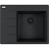 Zlewozmywak wbudowywany Fragranit + Centro CNG 611-62 TL ociekacz z lewej strony Onyx / Czarny odpływ Franke 114.0740.850 - small