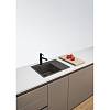 Zlewozmywak wbudowywany Fragranit + Centro CNG 611-62 TL ociekacz z prawej strony Łupkowy Szary / Czarny odpływ Franke 114.0738.004, kupic - zdjecie №2 - small