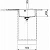 Zlewozmywak wbudowywany Fragranit + Centro CNG 611-78 TL ociekacz z lewej strony Onyx / Czarny odpływ Franke 114.0740.848, zdjecie - zdjecie №4 - small