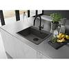 Zlewozmywak wbudowywany Fragranit+ Maris MRG 610-54 FTL Łupkowy Szary / Czarny odpływ Franke 114.0737.998, kupic - zdjecie №2 - small