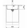 Zlewozmywak wbudowywany Fragranit+ Maris MRG 610-54 FTL Onyx / Czarny odpływ Franke 114.0740.845, nie drogie - zdjecie №3 - small