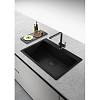 Zlewozmywak wbudowywany Fragranit+ Maris MRG 610-73 FTL Onyx / Czarny odpływ Franke 114.0740.844, nie drogie - zdjecie №3 - small