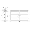 Zaślepka panelu AGT LB-2050-A 3017 Timeless Supramat 2800Х140Х18mm, kupic - zdjecie №2 - small