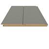 Panel ścienny AGT LB-2250 728 Szary Jedwab Soft Touch 2800х115х12mm, kupic - zdjecie №2 - small