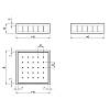 Organizer na kolczyki 145×145, Muller CREAM, nie drogie - zdjecie №3 - small