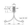 Włącznik sensoryczny dotykowy ze ściemnianiem (black), 12V/24V, 60W/120W, nie drogie - zdjecie №3 - small