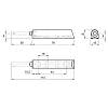 Mechanizm P2O PIN, antracyt, nakładany, długi tłoczek (9375902) Hettich 2.0, zamowienie - zdjecie №6 - small