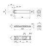 Mechanizm P2O PIN Strong, antracyt, nakładany, krótki tłoczek (9375930) Hettich 2.0, zdjecie - zdjecie №4 - small