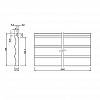 Zaślepka panelu AGT LB-2050 -B 726 Ciemno Szary Jedwab 2800х133х18mm (opak. 4szt), kupic - zdjecie №2 - small