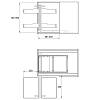 Corner Camellia NV 800мм grafit Muller, zamowienie online - zdjecie №7 - small
