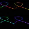 Taśma Neon Digital adresowalna, SMD 3535, 10W, 12V, IP65, 10x10 mm, RGB, kupic - zdjecie №2 - small