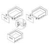 Szablon wiertarski do frontów szuflad Muller Box profi line H=127, zdjecie - zdjecie №4 - small