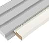 Zaślepka panelu AGT LB-3771-В 3082 Biały PE 2800х38х18mm - small