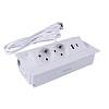 Gniazdo wpuszczane w blat Lumine SPACE 2xgniazda, 2xUSB A+C (30W), białe NEW, kupic - zdjecie №2 - small