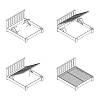 Mechanism for lifting a double bed, right side, without shock absorber, zdjecie - zdjecie №4 - small