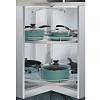 REVO 90 ARENA Classic Silver/ 800 x 800/ szare, półki do szafki narożnej (05.2206.KPL/80/S) Peka, zdjecie - zdjecie №4 - small