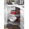 REVO 90 ARENA Classic Silver/ 800 x 800/ szare, półki do szafki narożnej (05.2206.KPL/80/S) Peka, nie drogie - zdjecie №3 - small