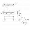 Gniazdo USB owalne Lumine PULSE, 2xUSB A+C (30W), biały, cena - zdjecie №5 - small