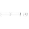 Profil ramy MDF AGT MP-1041 3023 Ciemno-Szary Supramat 2800х30х22mm (opak. 16szt), kupic - zdjecie №2 - small