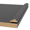 Profil dekoracyjny MDF AGT MP-1100 3023 Ciemno-Szary Supramat 2800х30х12mm (opak.20 szt) - small
