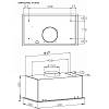 Okap 55 CM STUDIO OMP6254BG AMICA, cena od producenta - zdjecie №9 - small
