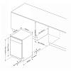 Zmywarka do zabudowy 45 CM DIM480C10EBONSVID AMICA,  - zdjecie №13 - small