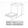 Zmywarka wolnostojąca 60CM DFM62C7TOQWD biała AMICA,  - zdjecie №15 - small