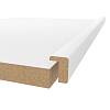 Profil dekoracyjny MDF AGT MP-1047 3082 Biały PE 2800х24х16mm (opak. 10szt) - small