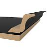 Gzyms MDF AGT MP-2445-R 3089 Bute Czarny 2800х97х30 mm - small
