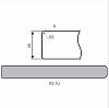 Blat Swiss Krono 4871 BS Marmur Elegancki R3 antybakteryjny odporny na wilgoć 4100×600×38 mm, kupic - zdjecie №2 - small