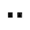 End Cap for COMPACT Surface-mounted Profile, Plastic, Black - small