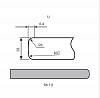 Blat Luxeform S530-1 U Marseille 4200х900х28mm, kupic - zdjecie №2 - small