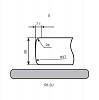 Blat Luxeform L146-2 U Dąb Toronto wilgocioodporna 3050х700х38mm, kupic - zdjecie №2 - small