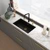 Bateria kuchenna Maris Stripes U pull-out spray Czarny Mat / Złoto Franke 115.0747.676, cena od producenta - zdjecie №9 - small