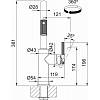 Bateria kuchenna Maris Stripes U pull-out spray Czarny Mat / Złoto Franke 115.0747.676, kupuj hurtowo - zdjecie №11 - small