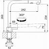 Bateria kuchenna podokienna Mythos Window Outdoor pull-out spray Stal szlachetna Franke 115.0731.378, nie drogie - zdjecie №3 - small